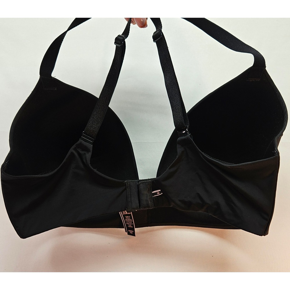 Victorias Secret Black Wireless T-Shirt Bra Smooth Padded 36DDD F80 - Picture 4 of 4